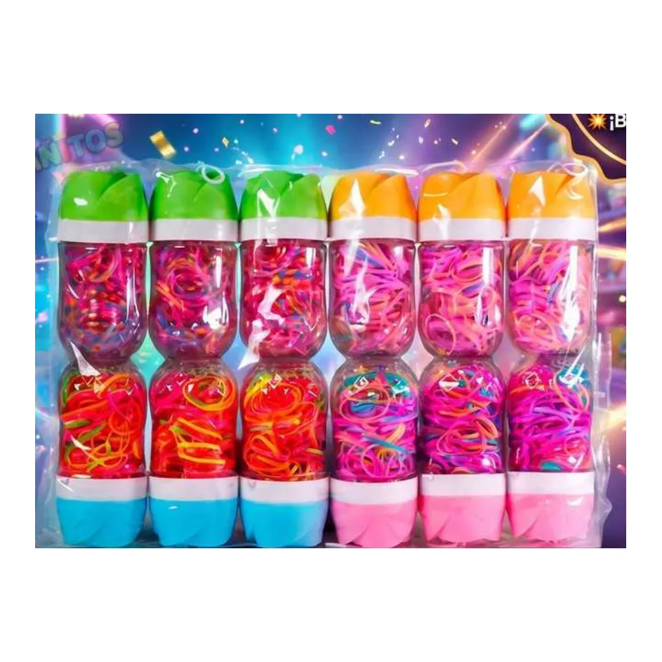 Ligas de Color Surtido — venta por docena y caja